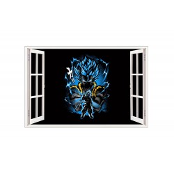 Sticker decorativ, fereastra 3D,  Dragon Ball, 85 cm, 1027STK