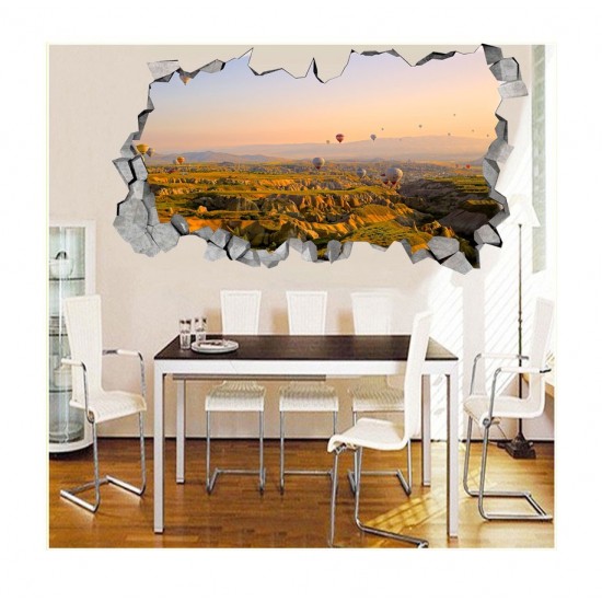 Sticker decorativ, gaura in perete 3D, Baloane, 85 cm, 173STK-1 Sticker decorativ, gaura in perete 3D, Baloane, 85 cm, 173STK-1