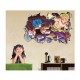 Sticker decorativ, gaura in perete 3D,  Dragon Ball, 85 cm, 1021STK-1