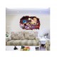Sticker decorativ, gaura in perete 3D,  Dragon Ball, 85 cm, 1021STK