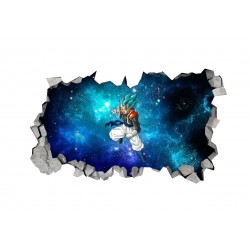 Sticker decorativ, gaura in perete 3D,  Dragon Ball, 85 cm, 1022STK-2
