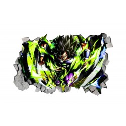 Sticker decorativ, gaura in perete 3D,  Dragon Ball, 85 cm, 1024STK-1