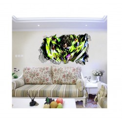 Sticker decorativ, gaura in perete 3D,  Dragon Ball, 85 cm, 1024STK-1