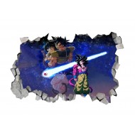 Sticker decorativ, gaura in perete 3D, Dragon Ball, 85 cm, 1025STK-2 Sticker decorativ, gaura in perete 3D, Dragon Ball, 85 cm, 1025STK-2