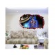 Sticker decorativ, gaura in perete 3D,  Dragon Ball, 85 cm, 1026STK-1