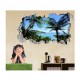 Sticker decorativ, gaura in perete 3D,  Mare, 85 cm, 180STK-1
