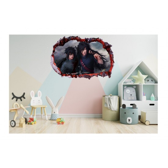 Sticker decorativ, gaura in perete 3D, Naruto, 85 cm, 1028STK-1 Sticker decorativ, gaura in perete 3D, Naruto, 85 cm, 1028STK-1