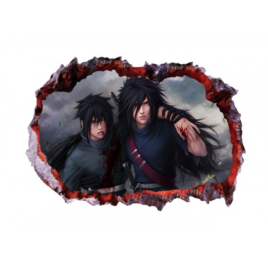 Sticker decorativ, gaura in perete 3D, Naruto, 85 cm, 1028STK-1 Sticker decorativ, gaura in perete 3D, Naruto, 85 cm, 1028STK-1