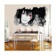 Sticker decorativ, gaura in perete 3D,  Naruto, 85 cm, 1030TK-1