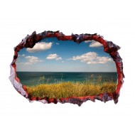 Sticker decorativ, gaura in perete 3D,  Ocean, 85 cm, 163STK-1