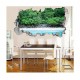 Sticker decorativ, gaura in perete 3D,  Padure, 85 cm, 182STK-1