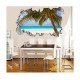Sticker decorativ, gaura in perete 3D, Plaja, 85 cm, 166STK-1 Sticker decorativ, gaura in perete 3D, Plaja, 85 cm, 166STK-1