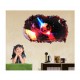 Sticker decorativ, gaura in perete 3D, Planeta, 85 cm, 1033STK-1 Sticker decorativ, gaura in perete 3D, Planeta, 85 cm, 1033STK-1