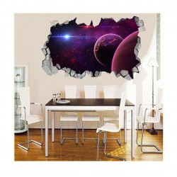 Sticker decorativ, gaura in perete 3D, Planeta, 85 cm, 1035STK Sticker decorativ, gaura in perete 3D, Planeta, 85 cm, 1035STK
