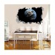 Sticker decorativ, gaura in perete 3D, Planeta, 85 cm, 1036STK-3 Sticker decorativ, gaura in perete 3D, Planeta, 85 cm, 1036STK-3