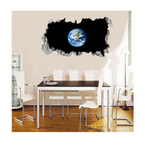 Sticker decorativ, gaura in perete 3D, Planeta, 85 cm, 1038STK-1 Sticker decorativ, gaura in perete 3D, Planeta, 85 cm, 1038STK-1