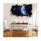 Sticker decorativ, gaura in perete 3D, Planeta, 85 cm, 1039STK-2 Sticker decorativ, gaura in perete 3D, Planeta, 85 cm, 1039STK-2