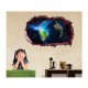 Sticker decorativ, gaura in perete 3D, Planeta, 85 cm, 1040STK-1 Sticker decorativ, gaura in perete 3D, Planeta, 85 cm, 1040STK-1