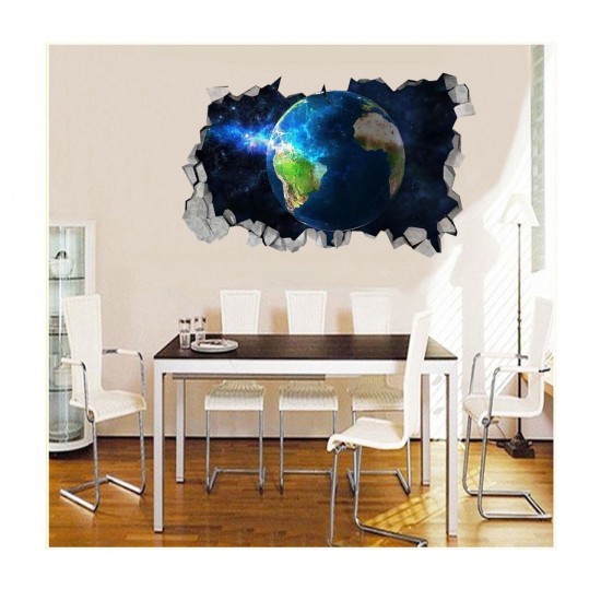 Sticker decorativ, gaura in perete 3D, Planeta, 85 cm, 1040STK-2 Sticker decorativ, gaura in perete 3D, Planeta, 85 cm, 1040STK-2