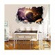Sticker decorativ, gaura in perete 3D, Planeta, 85 cm, 1042STK-2 Sticker decorativ, gaura in perete 3D, Planeta, 85 cm, 1042STK-2