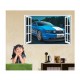 Sticker decorativ masina, Ferestra 3D, 80 cm, 1011STK Sticker decorativ masina, Ferestra 3D, 80 cm, 1011STK