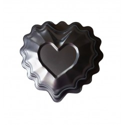 Tava de copt pentru placinta, Inima, 25 cm, 355COF