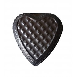 Tava de copt pentru placinta, Inima, 28 cm, 353COF