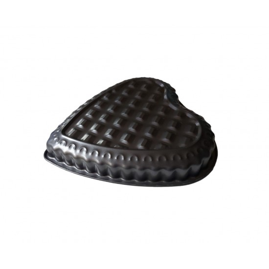 Tava de copt pentru placinta, Inima, 28 cm, 353COF Tava de copt pentru placinta, Inima, 28 cm, 353COF