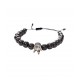 Bratara cu pietre naturale, Onix, Silver Crown, A4B138-1 Bratara cu pietre naturale, Onix, Silver Crown, A4B138-1
