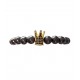 Bratara cu pietre naturale, Onix, Gold Crown, A4B141-1 Bratara cu pietre naturale, Onix, Gold Crown, A4B141-1