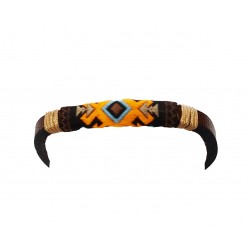Bratara din piele ecologica, Multicolor, A4B160