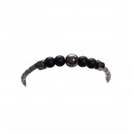 Bratara cu pietre naturale, Onix, Black Stone, A4B142 Bratara cu pietre naturale, Onix, Black Stone, A4B142
