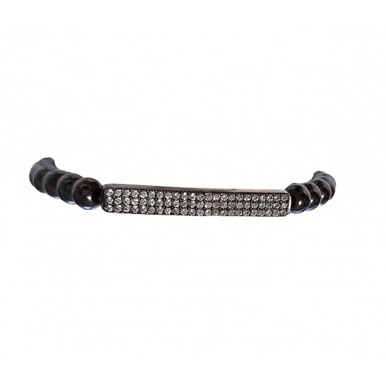 Bratara cu pietre naturale, Onix, Black Stone, A4B170 Bratara cu pietre naturale, Onix, Black Stone, A4B170