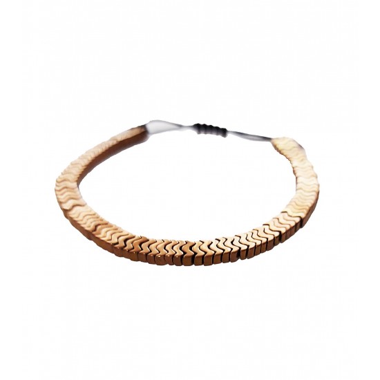 Bratara cu pietre naturale, Onix, Brown Stone, A4B143