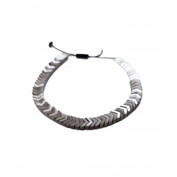 Bratara cu pietre naturale, Onix, Silver Stone, A4B144