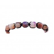 Bratara cu snur ajustabil, Amethyst Stone, A4B132 Bratara cu snur ajustabil, Amethyst Stone, A4B132