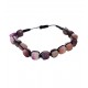 Bratara cu snur ajustabil, Amethyst Stone, A4B132 Bratara cu snur ajustabil, Amethyst Stone, A4B132