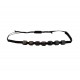 Bratara cu snur ajustabil, Black, A4B118 Bratara cu snur ajustabil, Black, A4B118