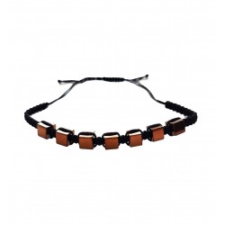 Bratara cu snur ajustabil, Brown, A4B117