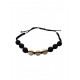 Bratara cu snur ajustabil, Crem, A4B124 Bratara cu snur ajustabil, Crem, A4B124
