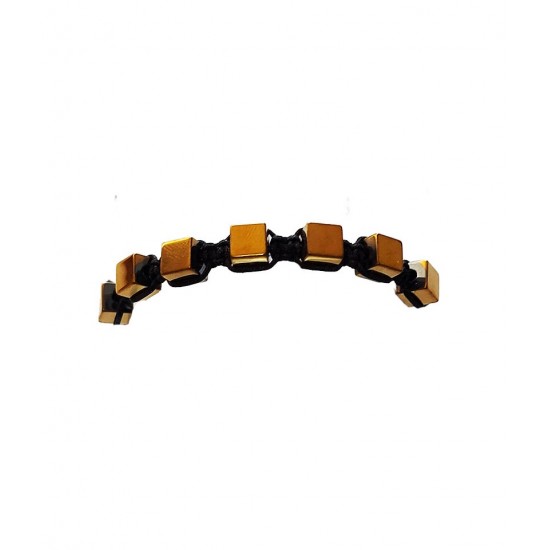 Bratara cu snur ajustabil, Gold, A4B116 Bratara cu snur ajustabil, Gold, A4B116