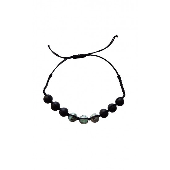 Bratara cu snur ajustabil, Gray, A4B126 Bratara cu snur ajustabil, Gray, A4B126