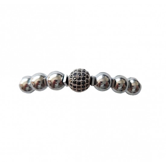 Bratara cu snur ajustabil, Silver Charm, A4B120 Bratara cu snur ajustabil, Silver Charm, A4B120