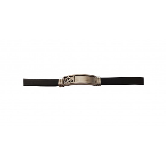 Bratara din piele ecologica, Diamond, Inox, A4B70 Bratara din piele ecologica, Diamond, Inox, A4B70