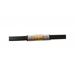 Bratara din piele ecologica, Inox, A4B50 Bratara din piele ecologica, Inox, A4B50