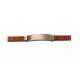 Bratara din piele ecologica, Inox, A4B57 Bratara din piele ecologica, Inox, A4B57