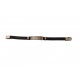 Bratara din piele ecologica, Linii, Inox, A4B75 Bratara din piele ecologica, Linii, Inox, A4B75