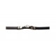 Bratara din piele ecologica, Schelete, Inox, A4B84 Bratara din piele ecologica, Schelete, Inox, A4B84