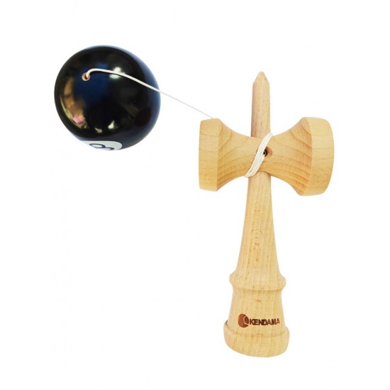 Kendama din lemn natural, Bila lemn + Sticker Waterproof USA pentru telefon, 174KD