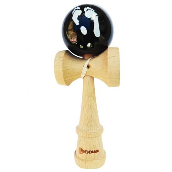 Kendama din lemn natural, Bila lemn + Sticker Waterproof USA pentru telefon, 175KD